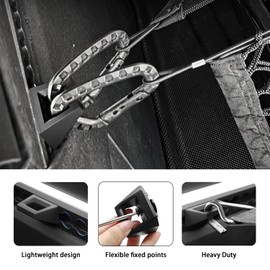 BIHEE Bed Rail Track Hook Compatible with Cybertruck Pickup Heavy Duty OEM-Style Truck Bed Tie Downs Anchor, Set of 4