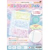 A4 Tri-Fold Brochure Ticket Seal, Multipurpose Storage Refill, 30 Holes,