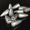 50Pcs Bullet Fishing Weights Portable Fishing Sinkers Fishing Accessories Used