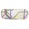 Underground Tube Map Hard Unisex Medium Size Glasses Case -