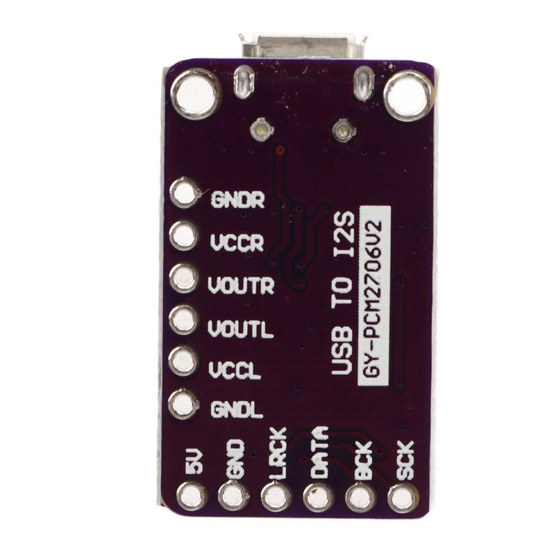 Stereo Audio Decoder Module PCM2706U2 DAC USB to I2S IIS
