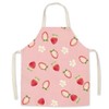 FOMUNI Parents Children's Apron, Beautiful Printed Linen Adult Children's Apron,