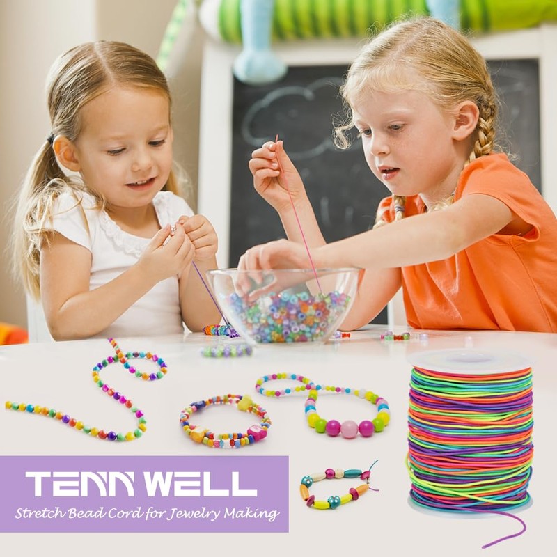 Tenn Well Stretchy Elastic String, 1mm X 100m Elastic String