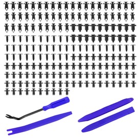 GOTRUST 190PCS Car Retainer Clips Kit, Car Trim Removal Tool Set, Plastic Rivets Fasteners, Universal Car Bumper Retainer Clip, Auto Push Pin Rivets Set for Auto Interior Repair