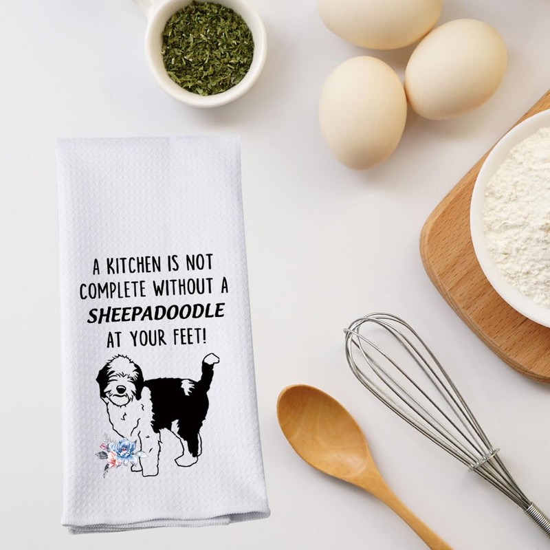 A Kitchen is Not Complete Without A Sheepadoodle Kitchen Towel