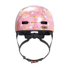 ABUS children's helmet Skurb Kid - robust bike helmet in skate style with room for a ponytail and various designs - for girls and boys - pink, size M
