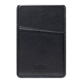Alto MagSafe Genuine Leather Wallet, Thin, Card Case, Magnetic, Magnetic, Card Storage Pocket, Full Grain Leather, Card Wallet, Built-in Magnet, Card Holder, Wallet [Compatible with Various iPhones