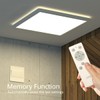 Epochglo Epochglo LED Deckenleuchte Dimmbar mit Fernbedienung, Flach LED Panel