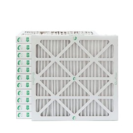 Glasfloss ZL 24x24x2 MERV 13 (FPR 10) 2" Inch Air Filters for AC and Furnace. Case of 12. Actual Size: 23-3/8 x 23-3/8 x 1-3/4