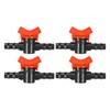 M METERXITY 4 Pack Barb Ball Valve for 5/8" Drip