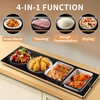 Electric Warming Tray（Extra Long 40”x12”），Food Warmer with Thermostat and Full