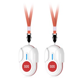 CallToU Wireless Call Buttons for Caregiver Pager and Calling System Waterproof Call Bell Nurse Alert Call Buttons for Elderly/Patient/Disable/ Home-BT009(Need to Be Paired with Receiver to Work)