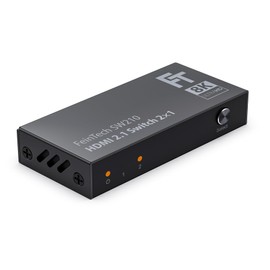 FeinTech SW210 HDMI Switch 4K 120Hz 2 in 1 Out or 1 in 2 Out Bi-Directional, 8K, 48Gbps, HDMI 2.1 Switch, HDMI Splitter, HDMI Splitter, HDMI Splitter, Supports HDR, VRR, ALLM and Dolby Vision, HDCP