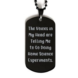 Mother's Day Funny Gifts for Science Lovers, Unique Home Science Experiments Dog Tag, Gifts from Friends