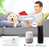 CNBINGO WLAN Dimmschalter mit Schuko Steckdose unterputz - Smart Touch