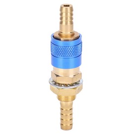 Water Cooled Gas Adapter Quick Connector Fitting MIG TIG Welder for Industrial Use (Blue)