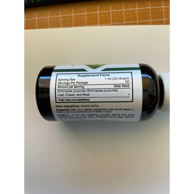 Salem Botanicals Echinacea Leaf, Flower and Root Tincture 1.7 fl