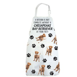 A Kitchen is Not Complete Without A Chesapeake Bay Retriever Apron Chesapeake Bay Retriever Dog Lover Gift (CHESAPEAKE BAY RETRIEVER CA)