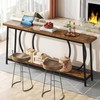 Tribesigns 70.9-Inch Console Table with Storage, Extra Long Entryway Table,