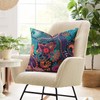 JOTOM Cushion Cover 45x45 cm Boho Purple Bohemian Mandala Decor