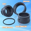Boltigen 1-1/2 PVC Pool Pump Fitting Coupling, 1.5" NPT Male