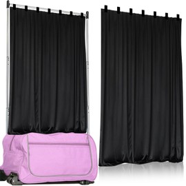TAZKZZY 59 x 31.5 Inch Privacy Curtain for Dance Bag Garment Rack, Independent Private Changing Room for Dancer Backstage, Portable Competition Dance Bag Accessories for Girls