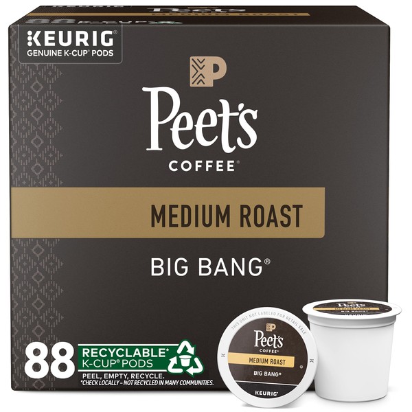 Peet's Coffee, Medium Roast K-Cup Pods for Keurig Brewers -