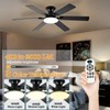 Ceiling Fans with Lights,54 Inch Low Profile Ceiling Fan with