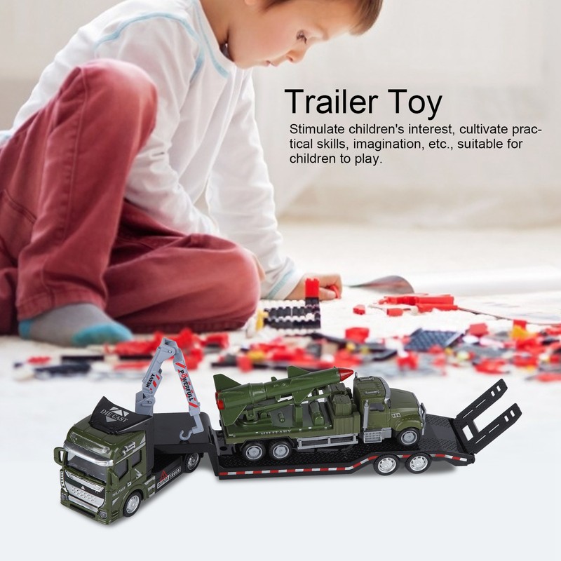 1:50 Tow Truck Toy Alloy Pull Back Car Highly Simulation