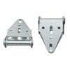 2 Packs Garage Door Hinges #1 with Galvanized Finish -