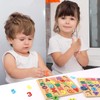 MisFun Pack of 2 Wooden Puzzles, Children's Wooden Grabbing Puzzle,