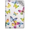 2025 Pocket Diary Week to View White Textured Cover Butterfly