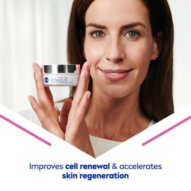 NIVEA Hyaluron Cellular Filler Anti-Age Day Cream SPF 15 (50ml), Anti Wrinkle Cream with Hyaluronic Acid, Anti Ageing Face Cream, Day Cream for Women