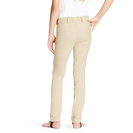 ARIAT Girls' Heritage Side-Zip Jodhpur Riding Breeches Tan 10 R US