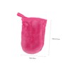 Beavorty 3sets Washing Gloves Makeup Remover Gloves Facial Towel Reusable