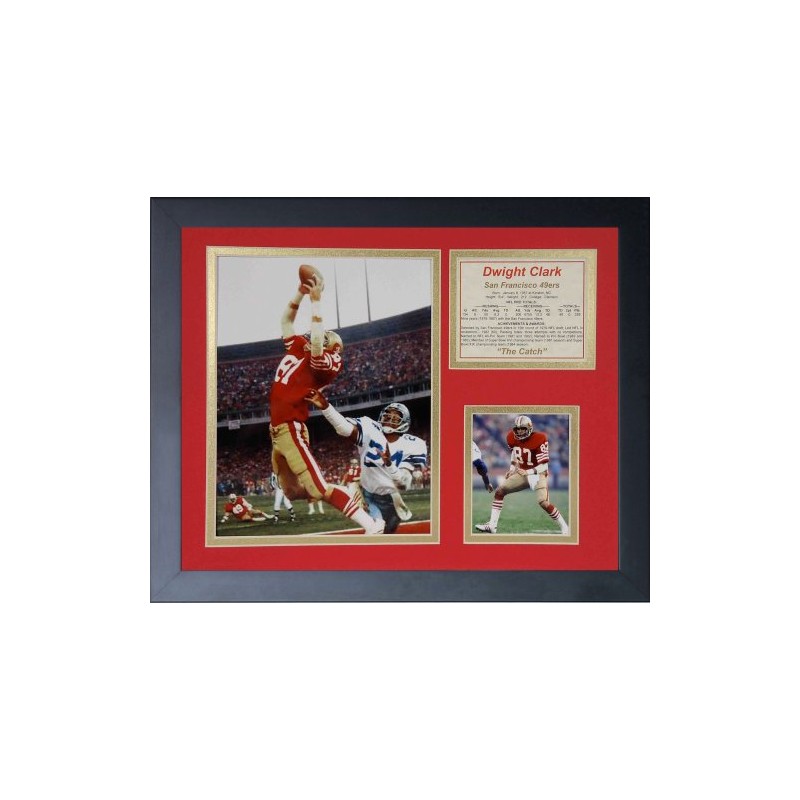 Legends Never Die "Dwight Clark The Catch Framed Photo Collage,