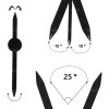 Regla Aurea Compas Giratorio Para Diseño Cejas