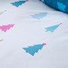 Catherine Lansfield Christmas Tree Soft Microfibre Reversible Single Duvet Cover