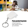 Mini Piano Pendant Keychain Micro Decoration Simulation Piano Key Chain