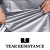 Tarp Heavy Duty Waterproof 5x5ft,TEZONG Silver Poly Tarp Plastic Outdoor