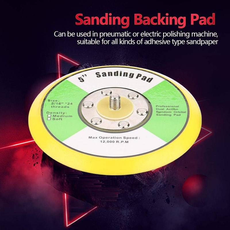 100/125 mm Polishing Tray Grinding Polishing Backing Pad with M8