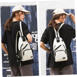 BESPORTBLE 1Pc Multifunctional Crossbody Bag Canvas Backpack for Travel Messenger Bag with Unique Design for Men Women