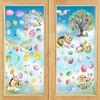 CHIHOLEN Easter Window Stickers,9 Sheets Easter Window Decoration,Double Sides Easter