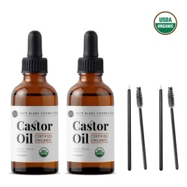 Juego De 2 Aceite De Ricino Crecimiento Cejaspestañas                                                                                                 