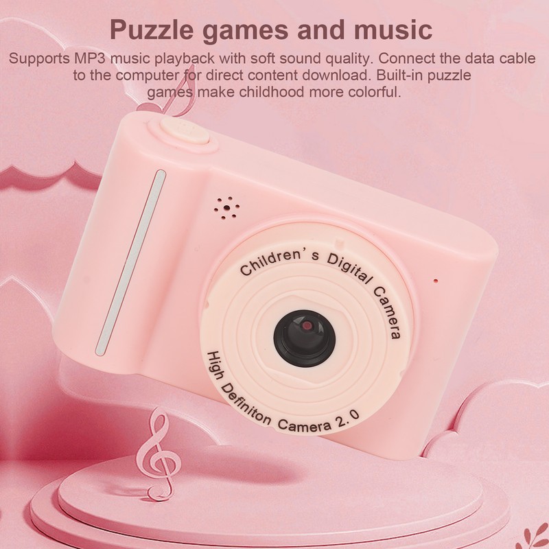 Kids Digital Camera Dual Lens 40MP Video Camera with 8X