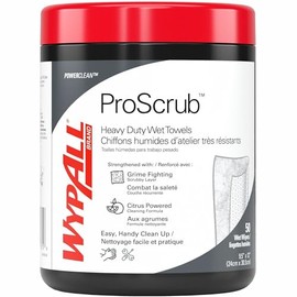 Wypall Waterless Cleaning Wipe, 12" x 10", Green 50 per Each