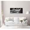 Derkymo 3 Pieces Nature Lightning Strikes in The Clouds Painting