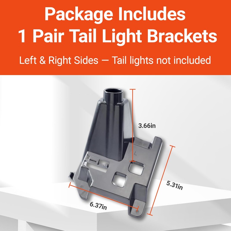 1 Pair Rear Taillight Brackets Tail Lamp Holder Mounting Compatible