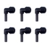 CENPEK 6Pcs Water Pipe Stem Elbow Connector for 6.5mm Tubing