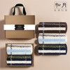 Songwol Towel CM Checkline Premium Hotel Towel 2p Set Brown + Navy